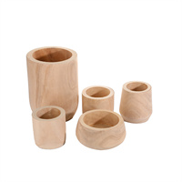 Wooden vase from mmcis china