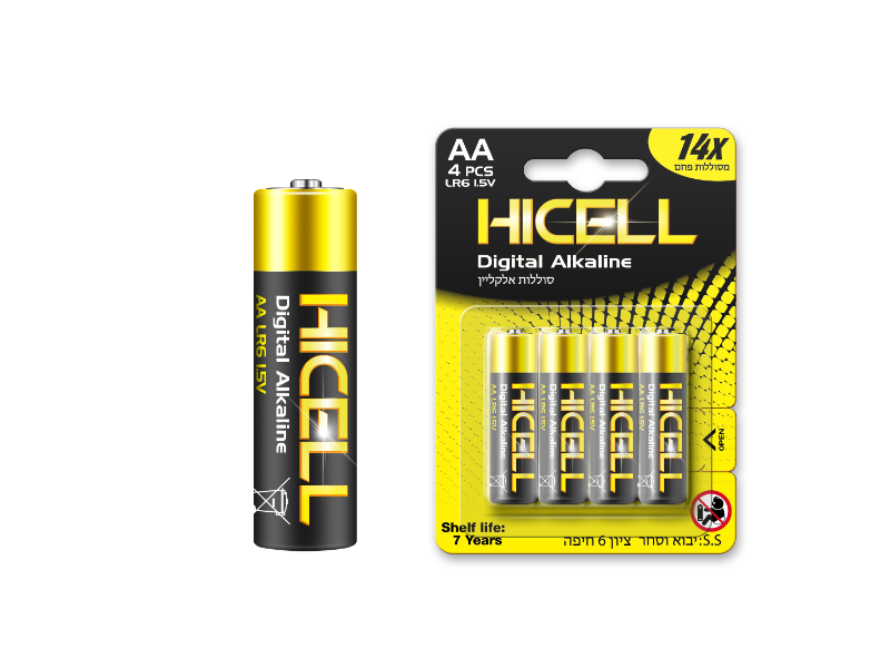 Alkaine Battery LR06 -4pcs from MMCIS CHINA