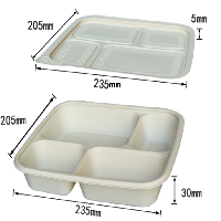 Bio-degradable lunch box from mmcis china 