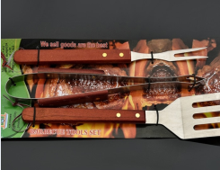 BBQ tools with paper card 3pcs