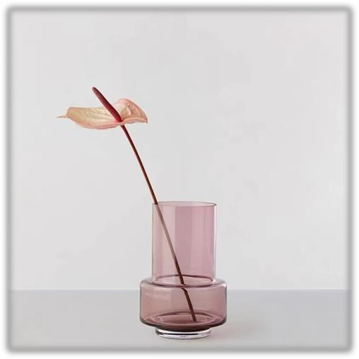 Glass vase from mmcis china