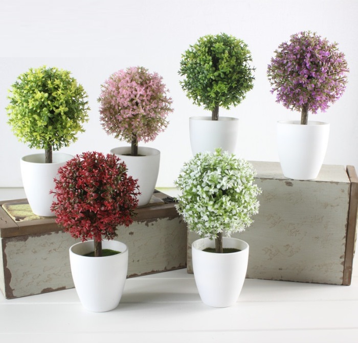 Artifical flower with pot from mmcis china