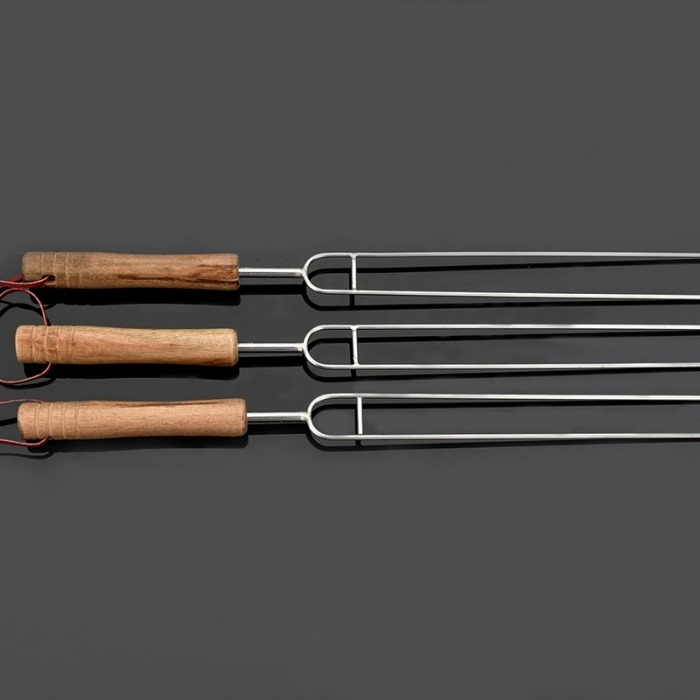 BBQ skewer fork style