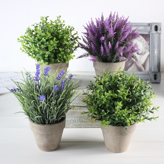 Artifical flower with pot from mmcis china