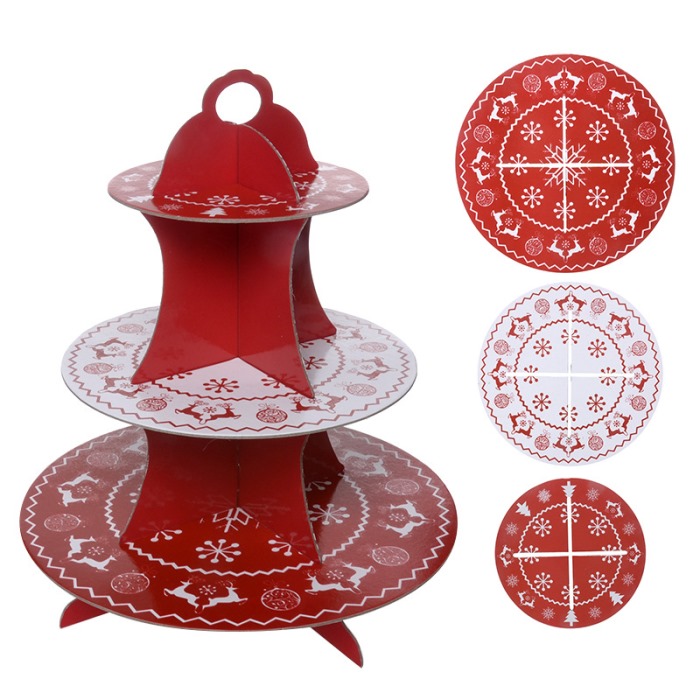 Red romantic cake stand from mmcis china