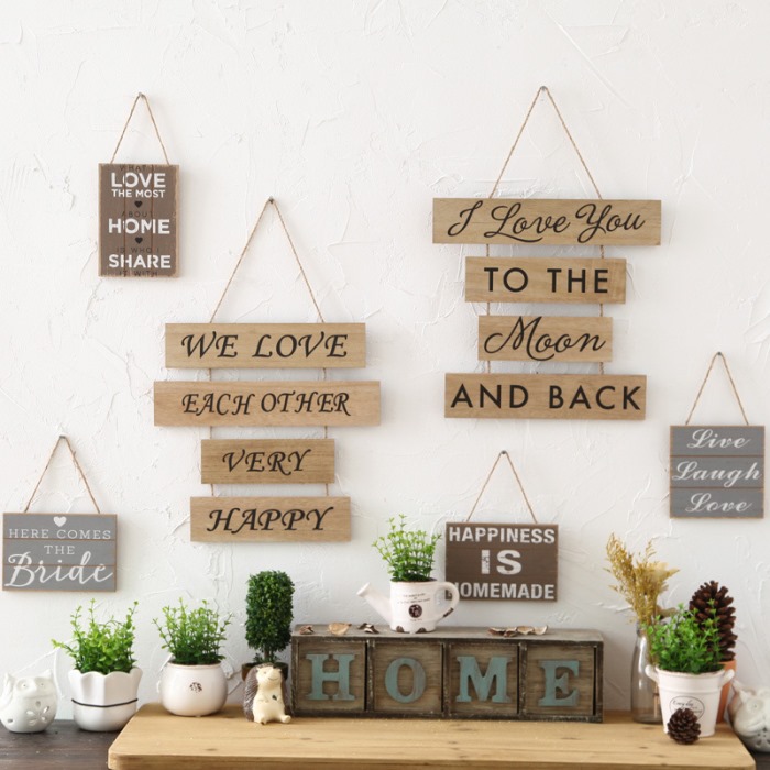 Wood hanging plaque from mmcis china