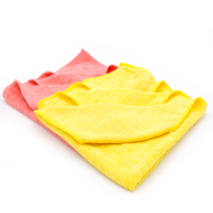 Microfiber cleaning cloth double side from mmcis china