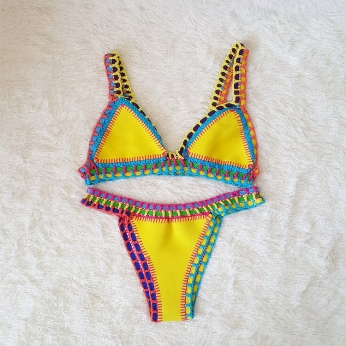 Handmade crochet swimwear