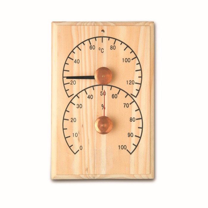 Wooden sauna thermometer from MMCIS GROUP