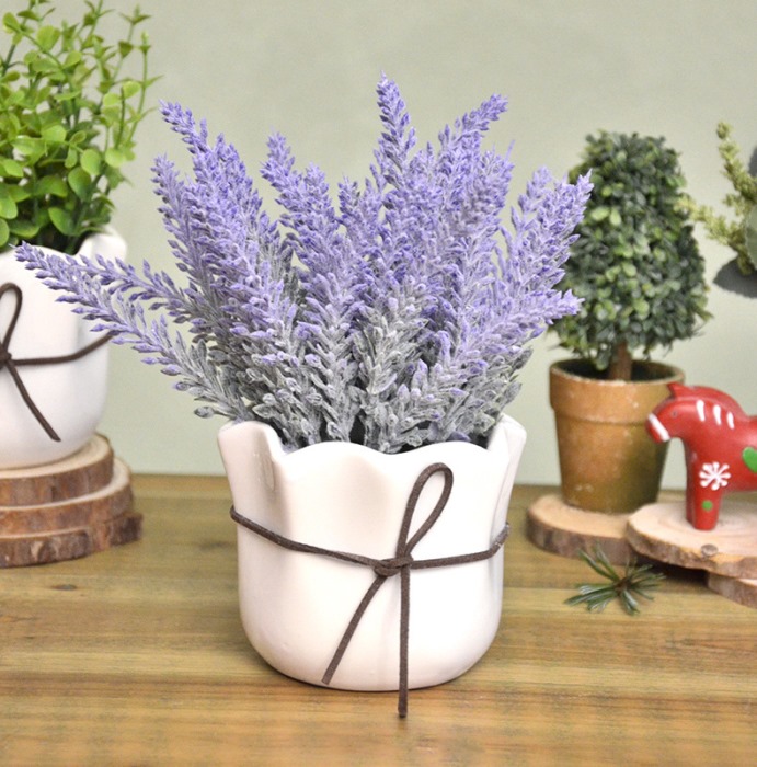 Artifical lavender with pot from mmcis  china
