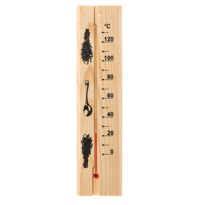 Wooden sauna thermometer from MMCIS GROUP
