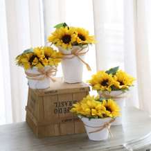 Artifical sunflower with pot from MMCIS