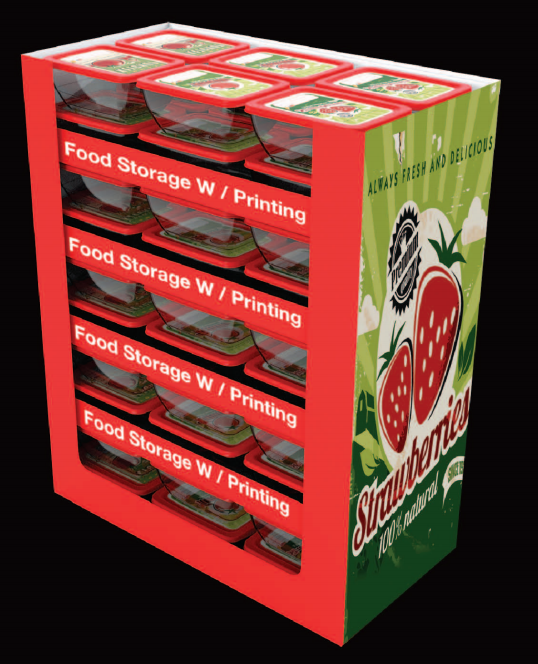 Food storage container  -floor display/60 pcs from mmcis china